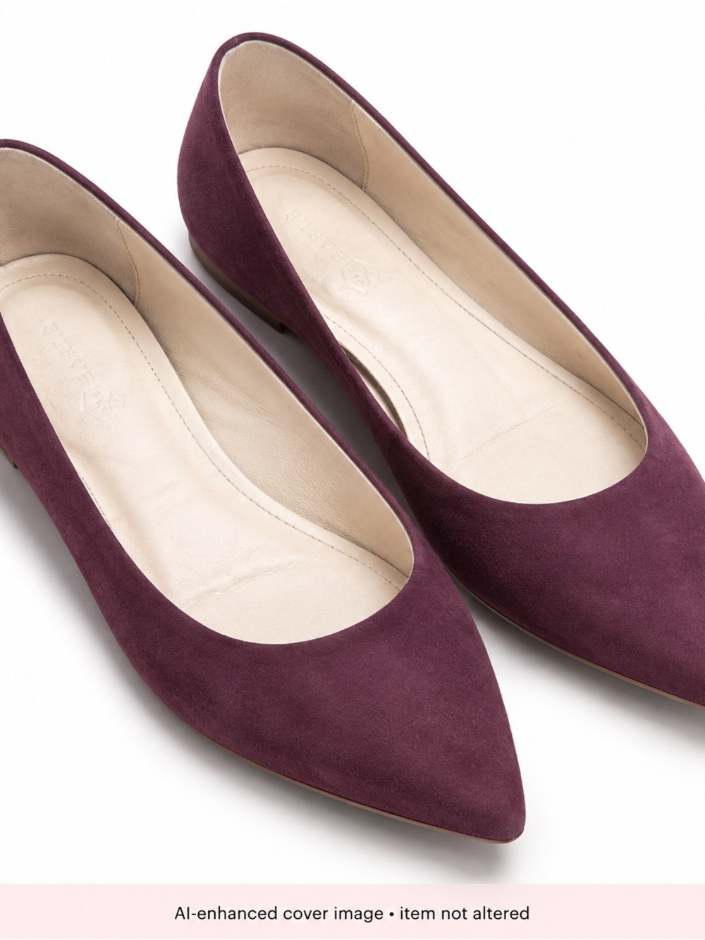 Poppy Barley Women's Pointed Toe Flats in Plum
